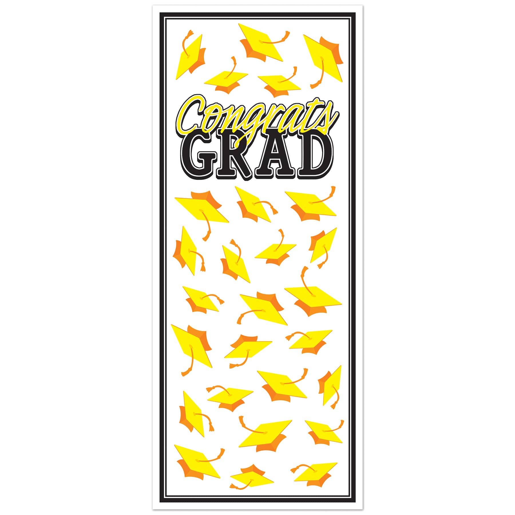 Yellow Congrats Grad Door Cover