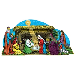 Vintage Nativity Scene Table Decor (Pack of 12) Vintage Nativity Scene Table Decor, vintage, nativity, table decor, centerpiece, wholesale, inexpensive, bulk