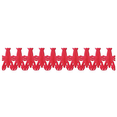 Red Crawfish Garland Hanging Decoration 