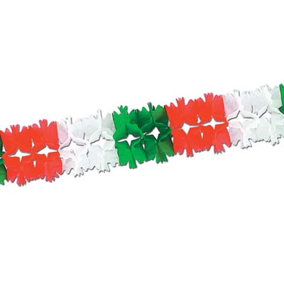 Red, White, & Green Pageant Garland