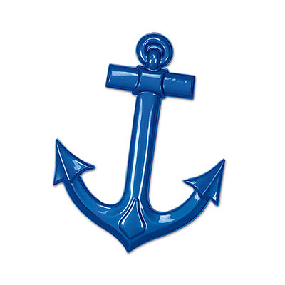 Blue Plastic Ships Anchors