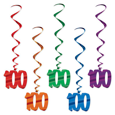 Age Birthday Whirls (Pack of 30) - SELECT AN AGE Age Birthday Whirls, age, birthday, whirls, 100, 16, 18, 21, 30, 40, 50, 60, 65, 70, 75, 80, 90, decoration, wholesale, inexpensive, bulk