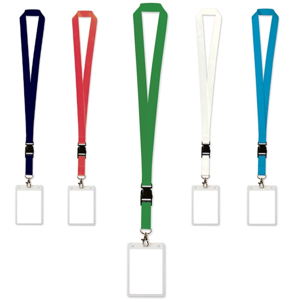 Select a color Lanyard w/Card Holder